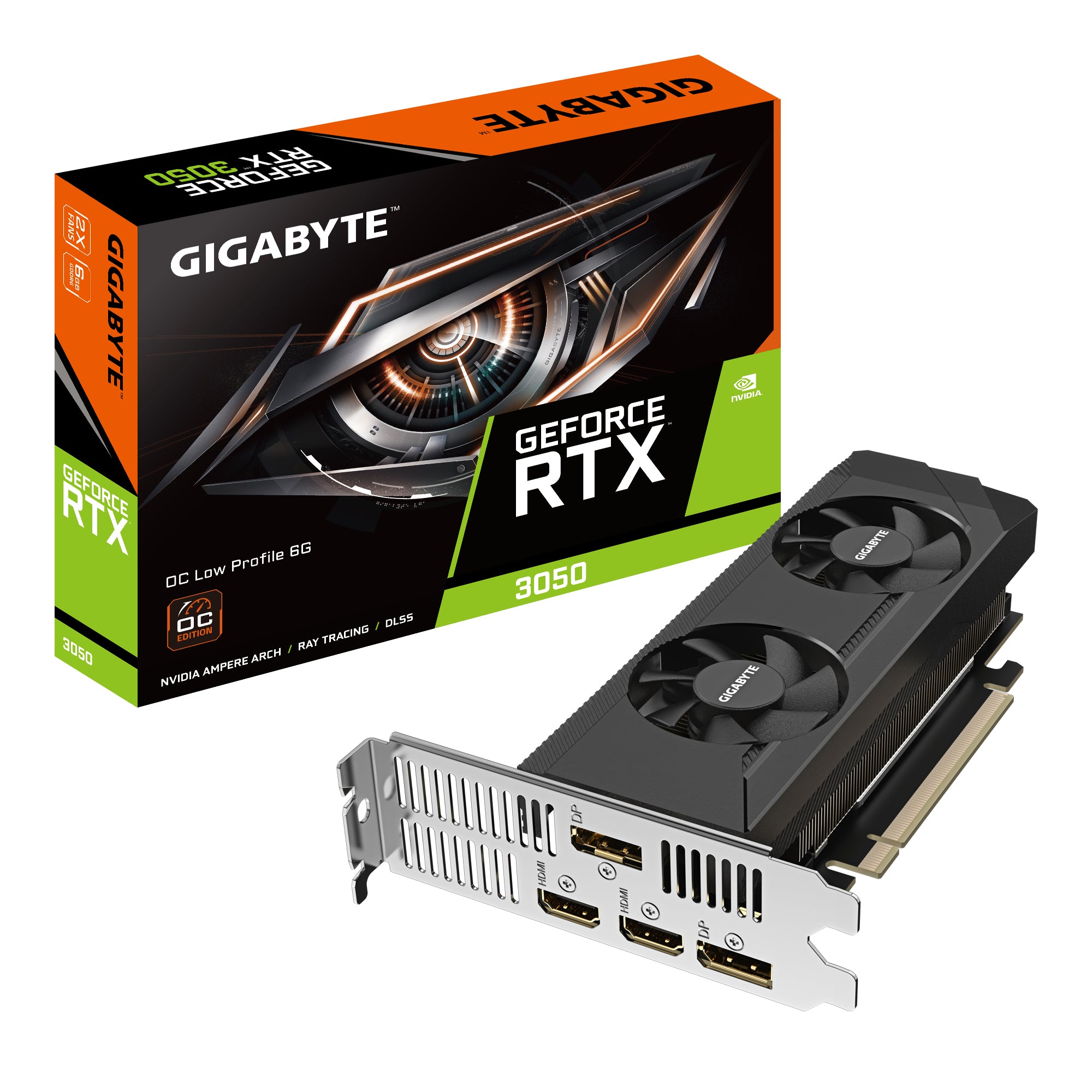 Carte Graphique Gigabyte 9VN3050O6L-00-10 6 GB Nvidia GeForce RTX 3050 GDDR6