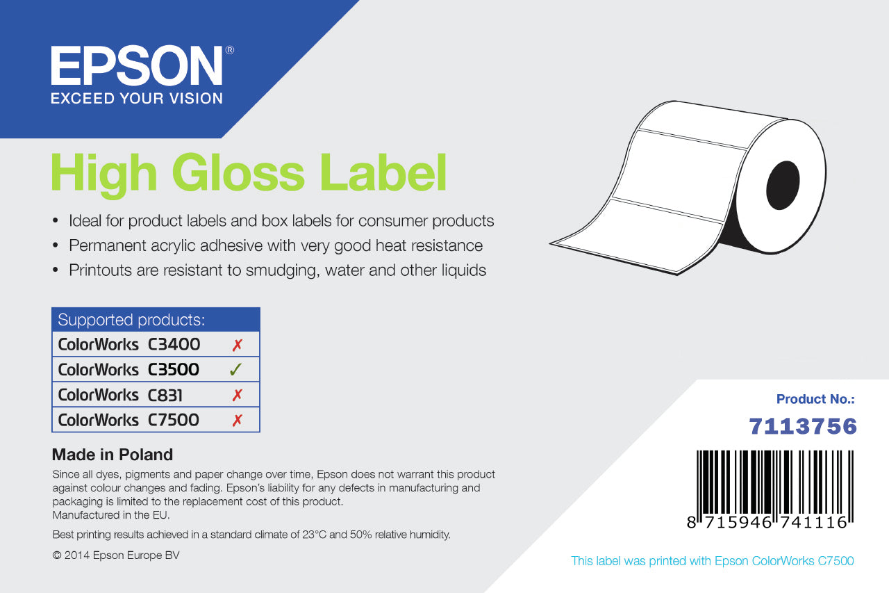 Cartouche d'encre originale Epson 7113756