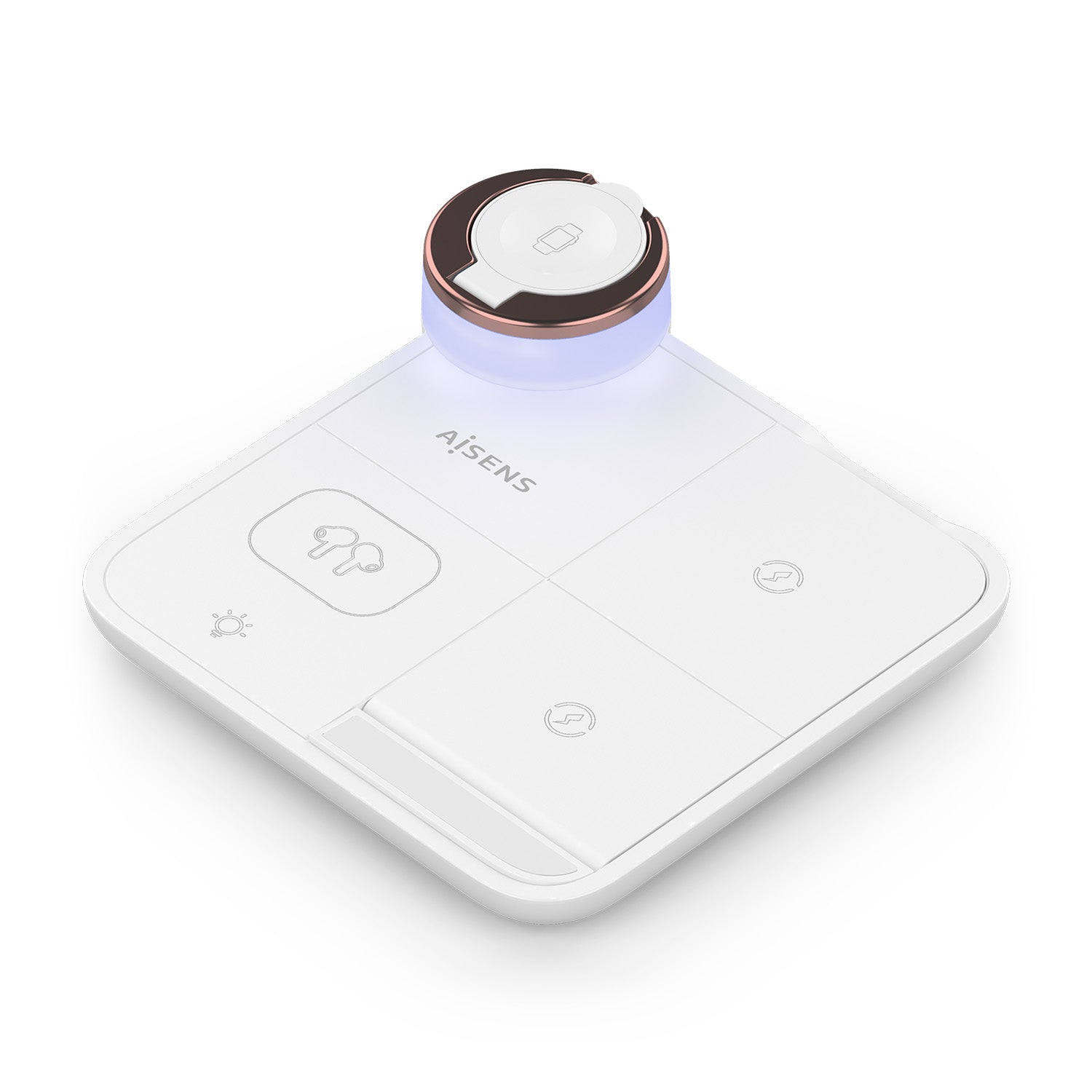 Chargeur sans fil Aisens ASCH-15W4WC061-W 15 W Blanc