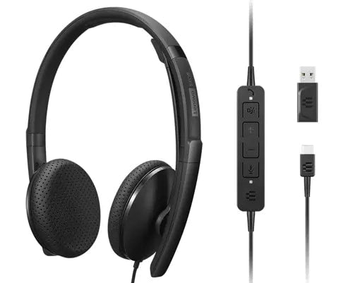 Casques avec Microphone Lenovo 4XD1M45626 Noir