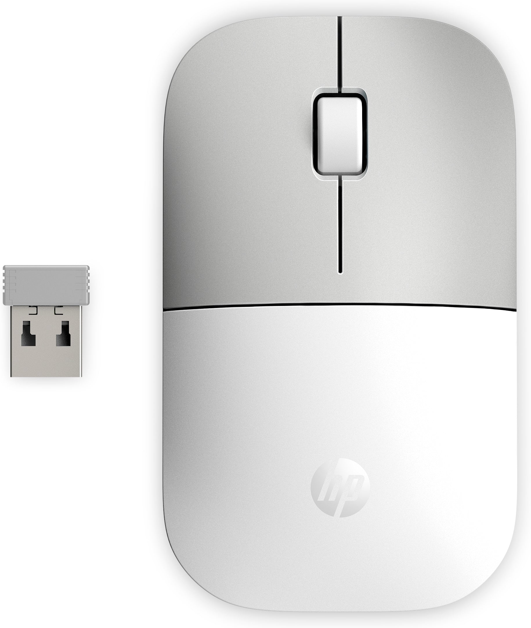 Souris sans-fil HP Z3700 Blanc Argenté 1200 DPI Sans fil