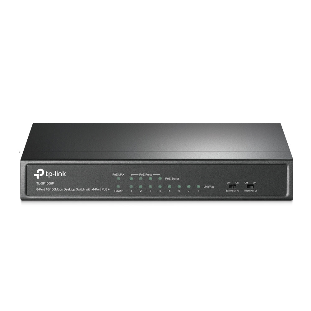 Commutateur Réseau de Bureau TP-Link TL-SF1008P RJ45 PoE 1.6 Gbps