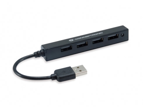 Hub USB Conceptronic 110515407 Noir 10 cm