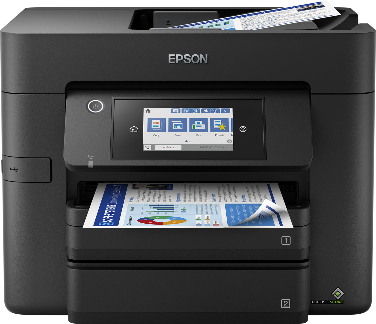 Imprimante Multifonction Epson C11CJ05402 22 ppm WiFi Fax Noir