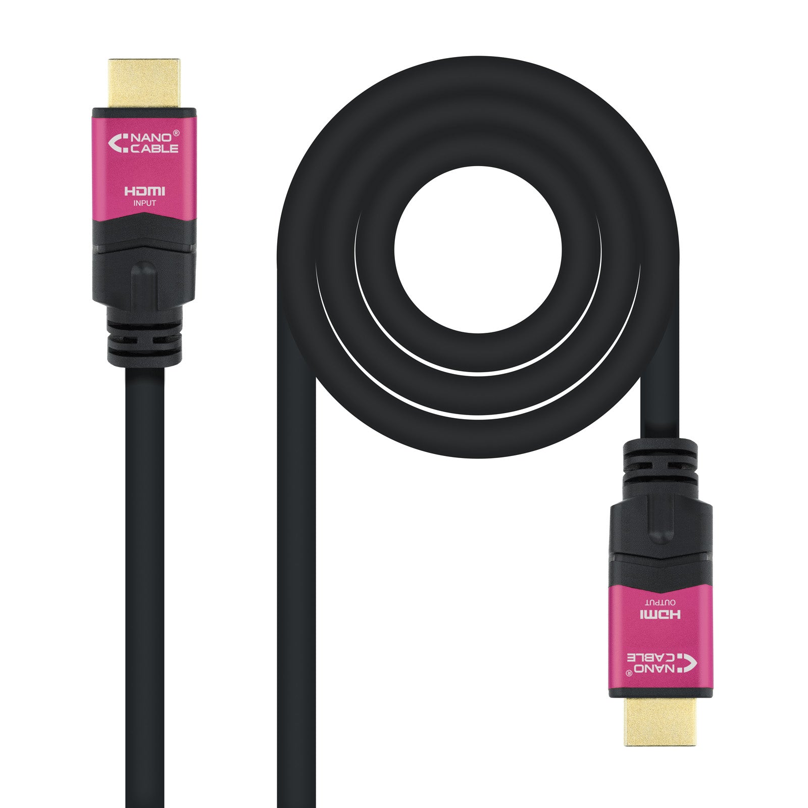 Câble HDMI NANOCABLE 10.15.3715 4K HDR 15 m Noir