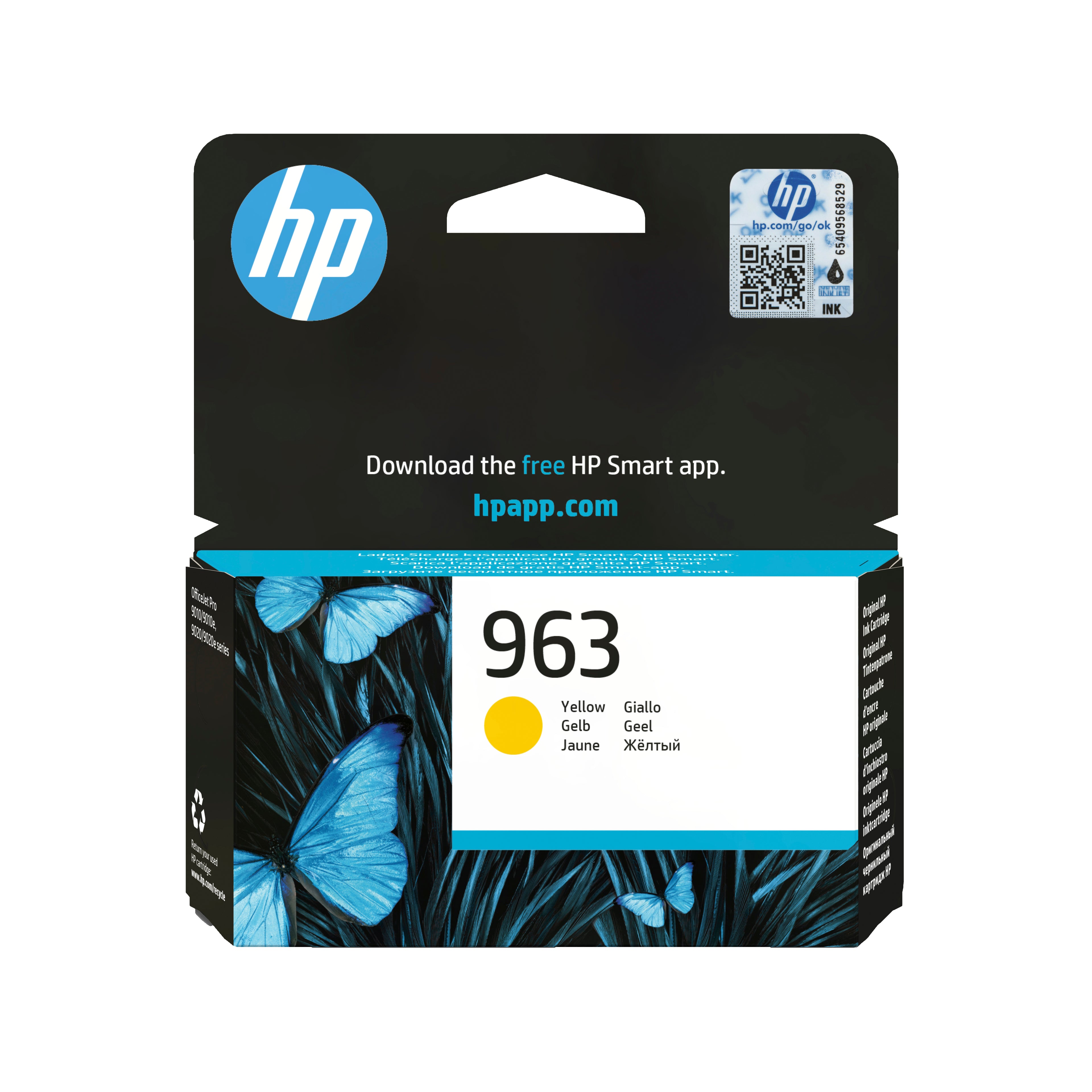 Cartouche d'encre originale HP 3JA25AE Jaune