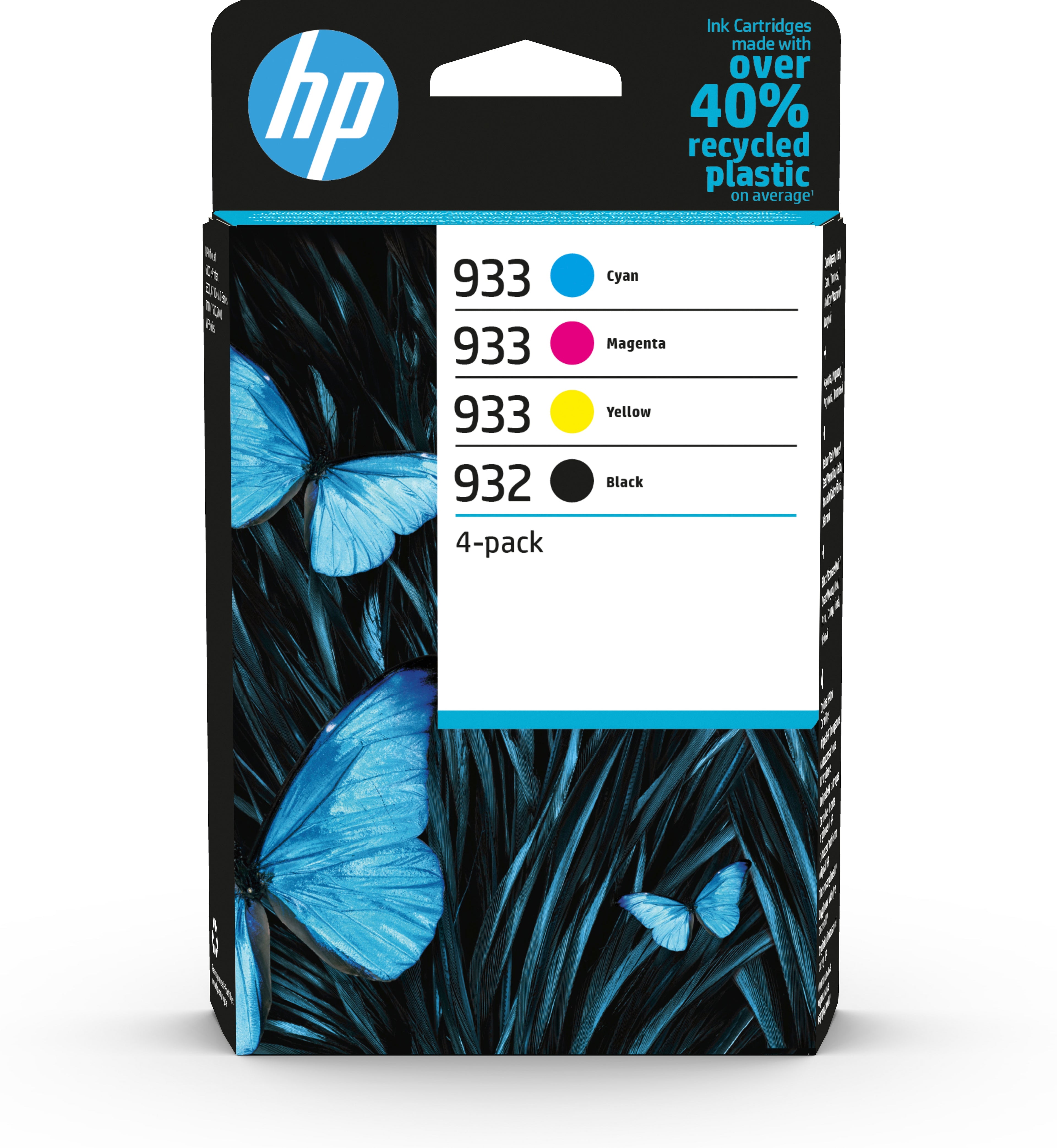 Cartouche d'encre originale HP 6ZC71AE Jaune Noir Magenta