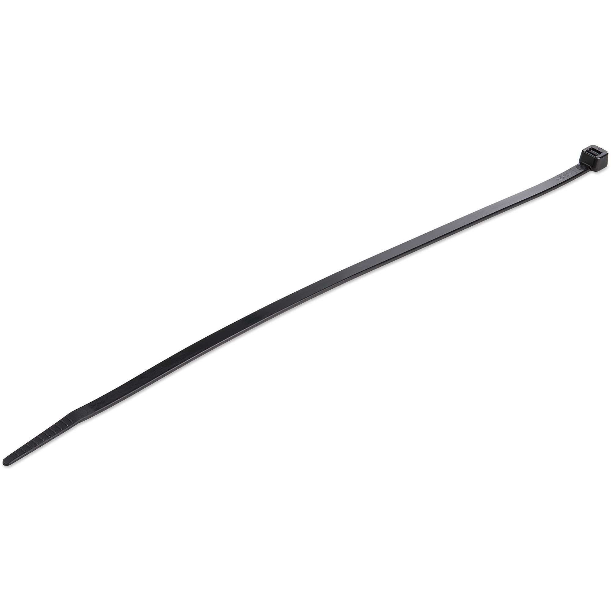 StarTech.com Colliers de Serrage 25 cm Noirs 100pcs - Attache câble - 25.4 cm - noir - Conformité TAA (pack de 100)