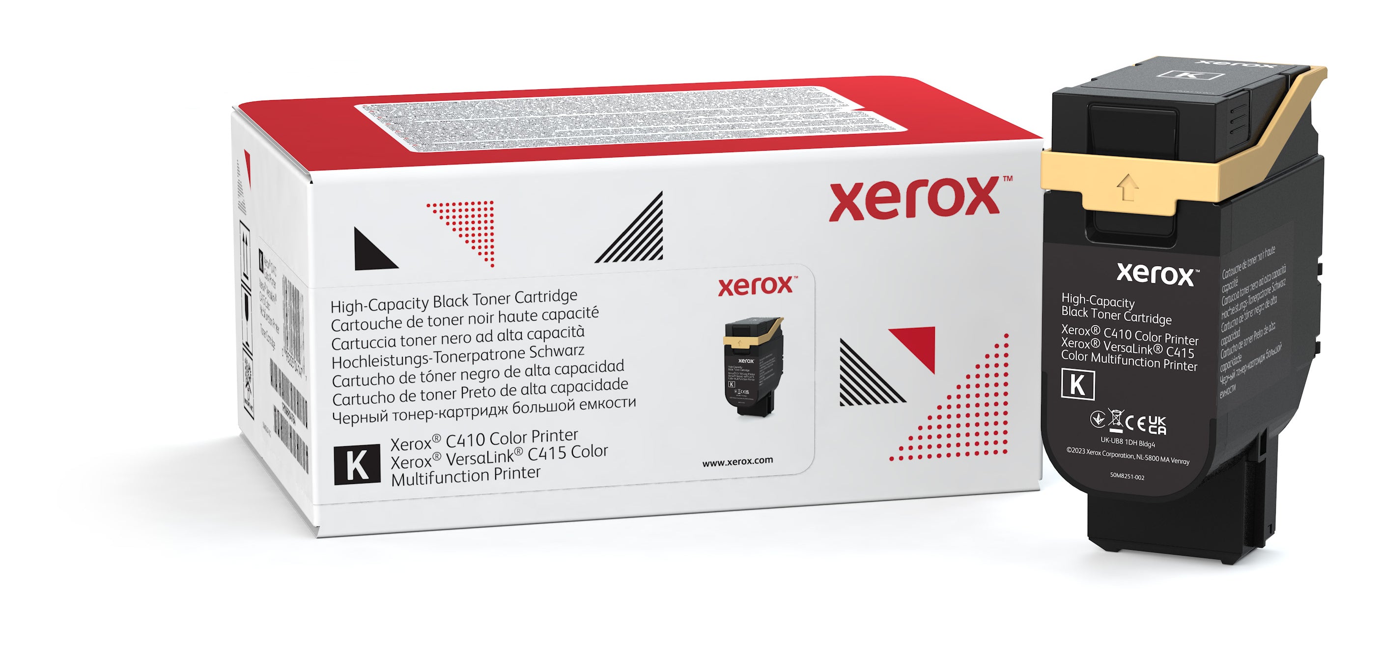 Cartouche d'encre originale Xerox 006R04685 Noir Jaune/Noir