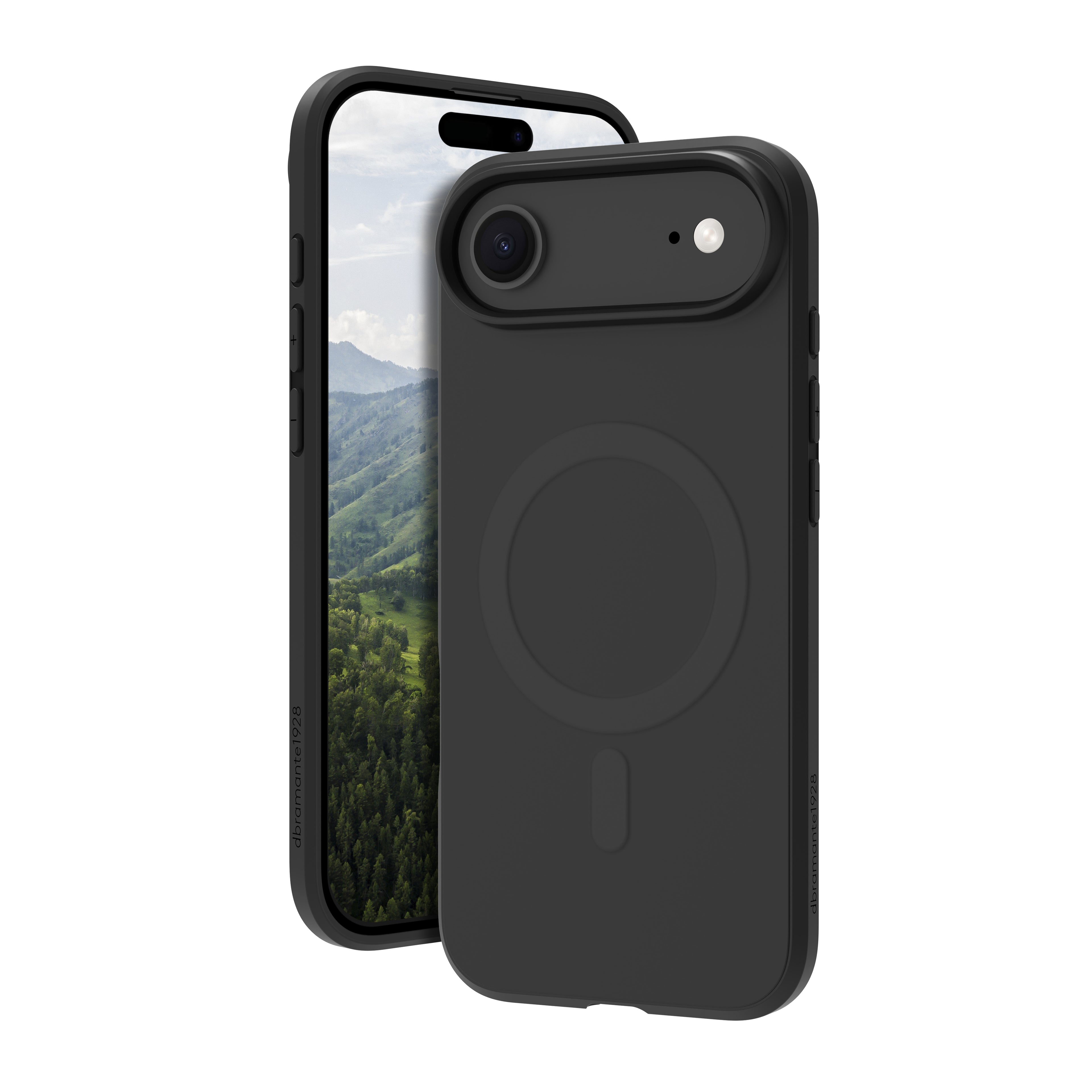 dbramante1928 Greenland Pro - Coque de protection pour téléphone portable - compatibilité avec MagSafe - plastique - noir nuit - pour Apple iPhone Air
