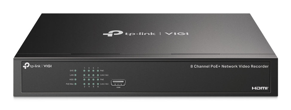 Stockage réseau TP-Link VIGI NVR1008H-8P