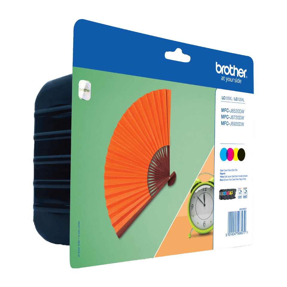 Pack de 4 Cartouches XL (BK/Y/M/C) LC-129 XL