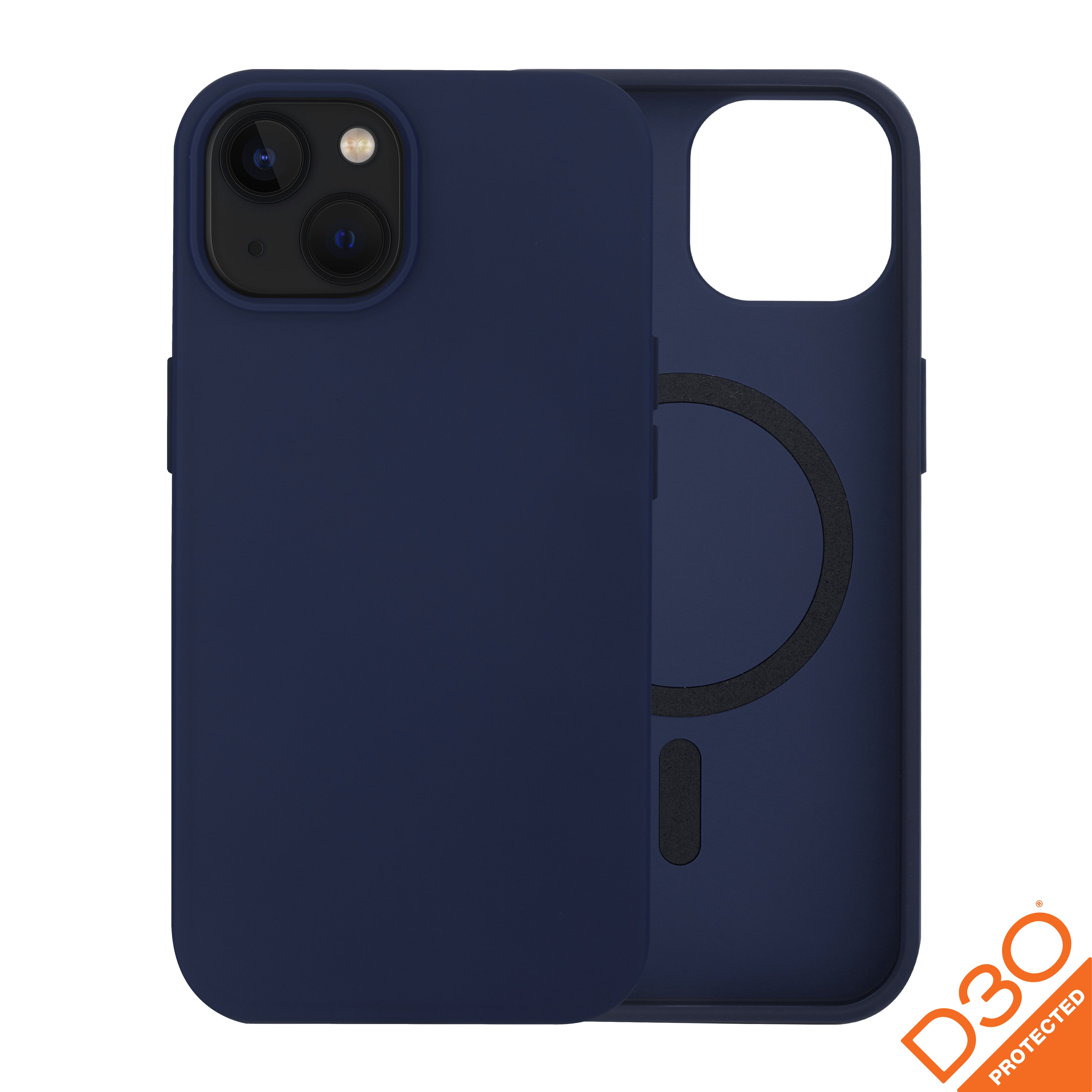 dbramante1928 Iceland Ultra - Coque de protection pour téléphone portable - compatibilité avec MagSafe - plastique recyclé, D3O - bleu - pour Apple iPhone 13, 14, 15, 16e