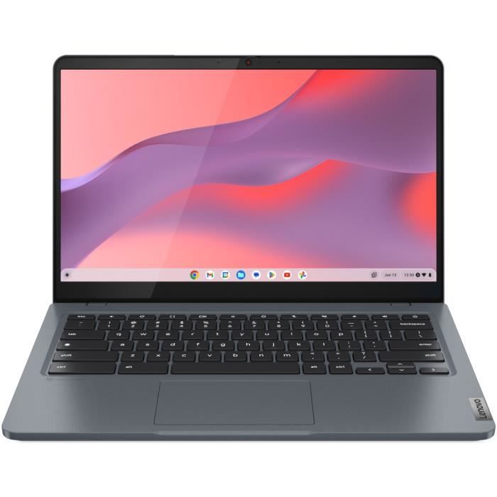 PC Portable Chromebook Plus LENOVO IdeaPad 3 14IAN8 | Chrome OS - 14'' FHD - Core i3-N305 - RAM 8Go - Stockage 128Go - AZERTY