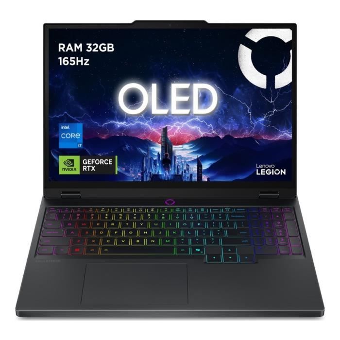 PC portable Gamer LENOVO Legion 5 15IRX10 | Sans Windows - 15,1 WQXGA OLED  - Core i7-13650HX - RTX 5060 115W - 32 Go - 512 Go