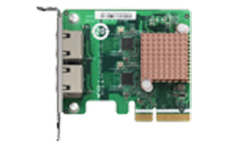 QNAP QXG-2G2T-I225 - Adaptateur réseau - PCIe 2.0 x2 profil bas - 2.5GBase-T x 2 - pour QNAP QGD-1600, TS-1232, 1253, 251, 253, 432, 453, 653, 832, 853, h1283, h977, TVS-672, 872