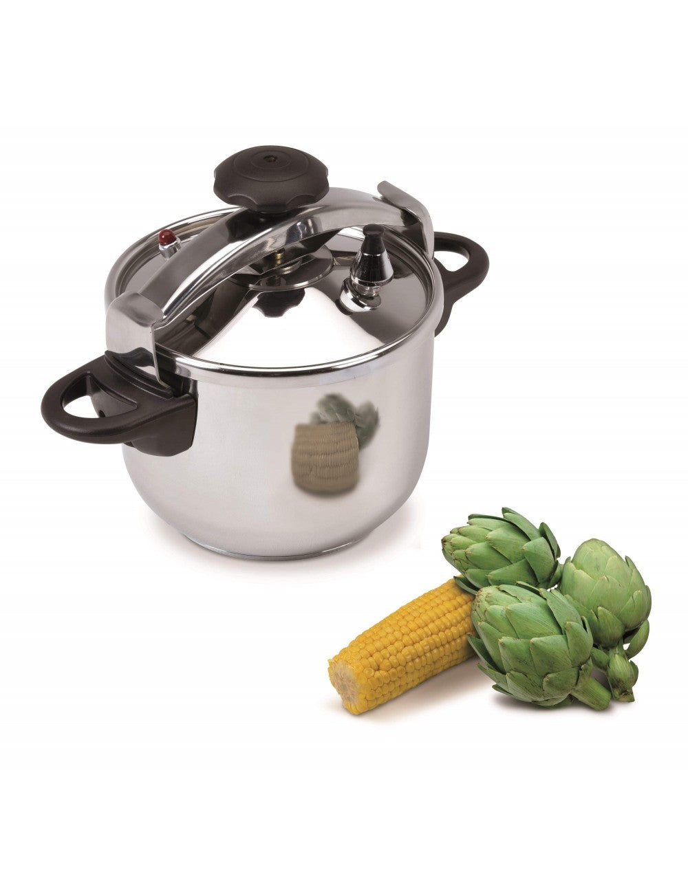 JATA PRESSURE COOKER CLASSIC STAINLESS STEEL 22CM DIAM. 6L INDUCTION READY OPC6
