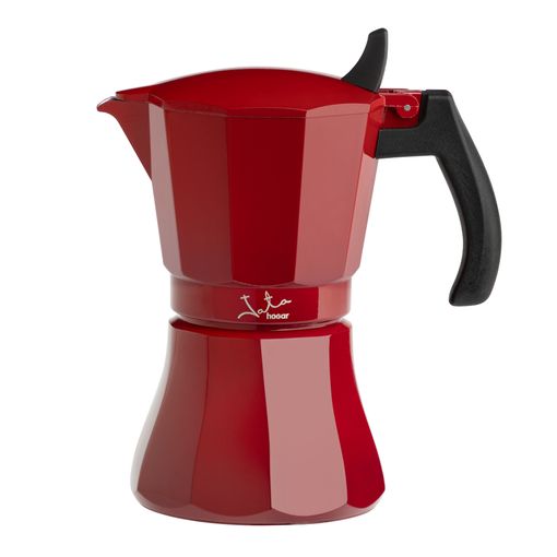 Cafetière Italienne JATA CAFETERADEINDUCCIÓNROJAVULCANO Rouge Aluminium 9 Tasses (1 Unité)