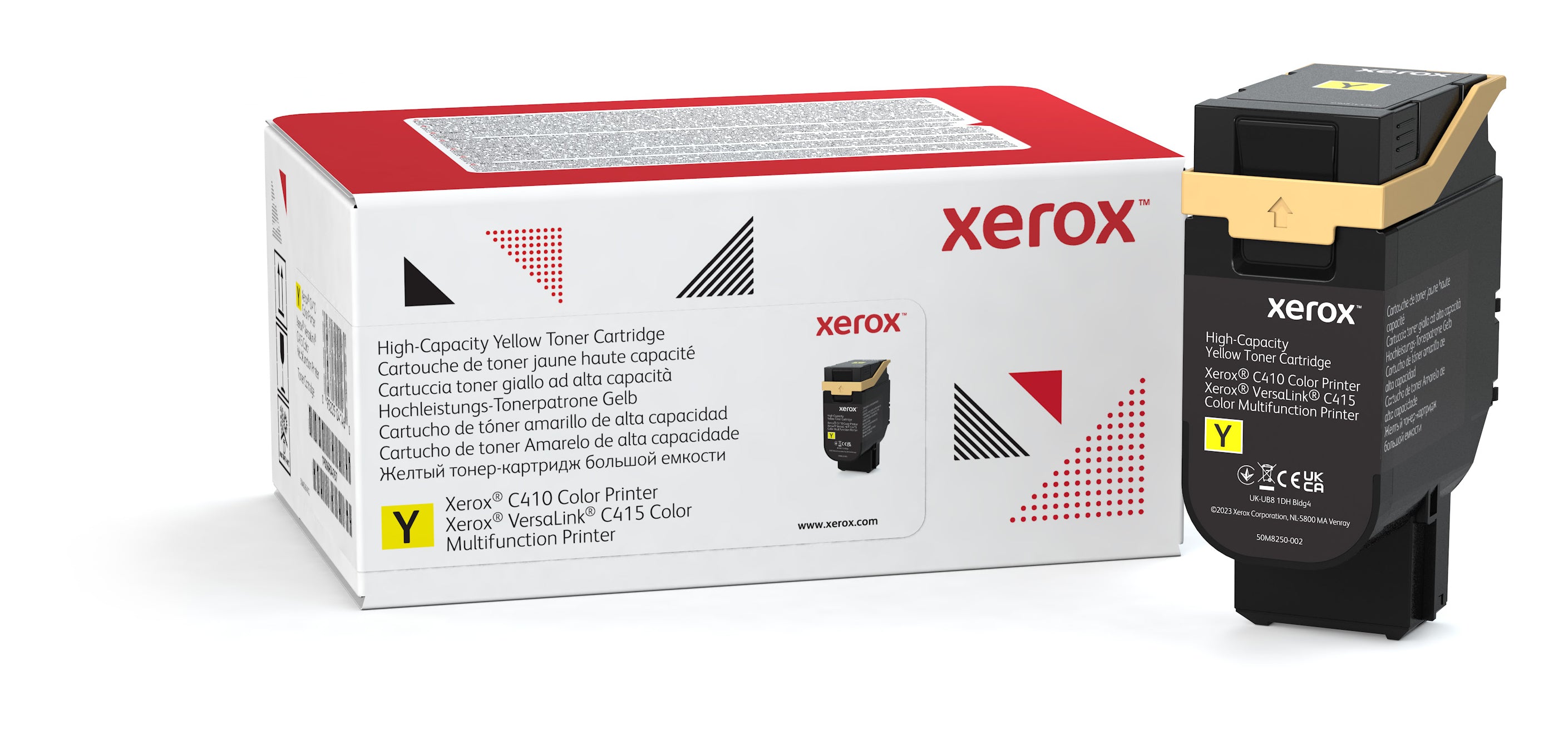 Xerox - Haute capacité - jaune - original - boîte - cartouche de toner Use and Return - pour Xerox C410, VersaLink C415/DN, C415V_DN