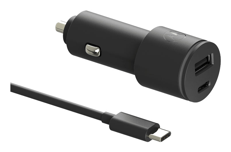 Chargeur de voiture Motorola 1XUSB A+C