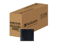 Verbatim - Boîtier plastique mince pour stockage CD - capacité : 1 CD/DVD - noir (pack de 200)