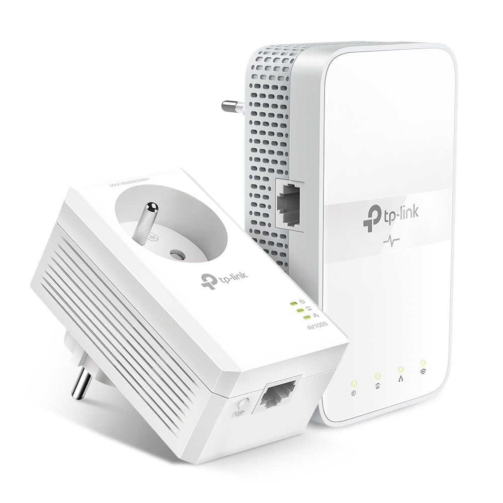 TP-Link TL-WPA7617 KIT V1 Wi-Fi Kit - Kit d'adaptation pour courant porteur 1GbE, HomePlug AV (HPAV), HomePlug AV (HPAV) 2.0, IEEE 1901 - Wi-Fi 5 - Bi-bande - Branchement mural
