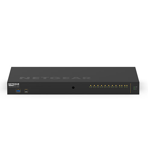 NETGEAR M4250-10G2XF-PoE++ - Commutateur - C3 - Géré - 10 x 10/100/1000 (8 PoE++) + 2 x 10 Gigabit SFP+ - flux d'air côte à côte - Montable sur rack - PoE++ (720 W)