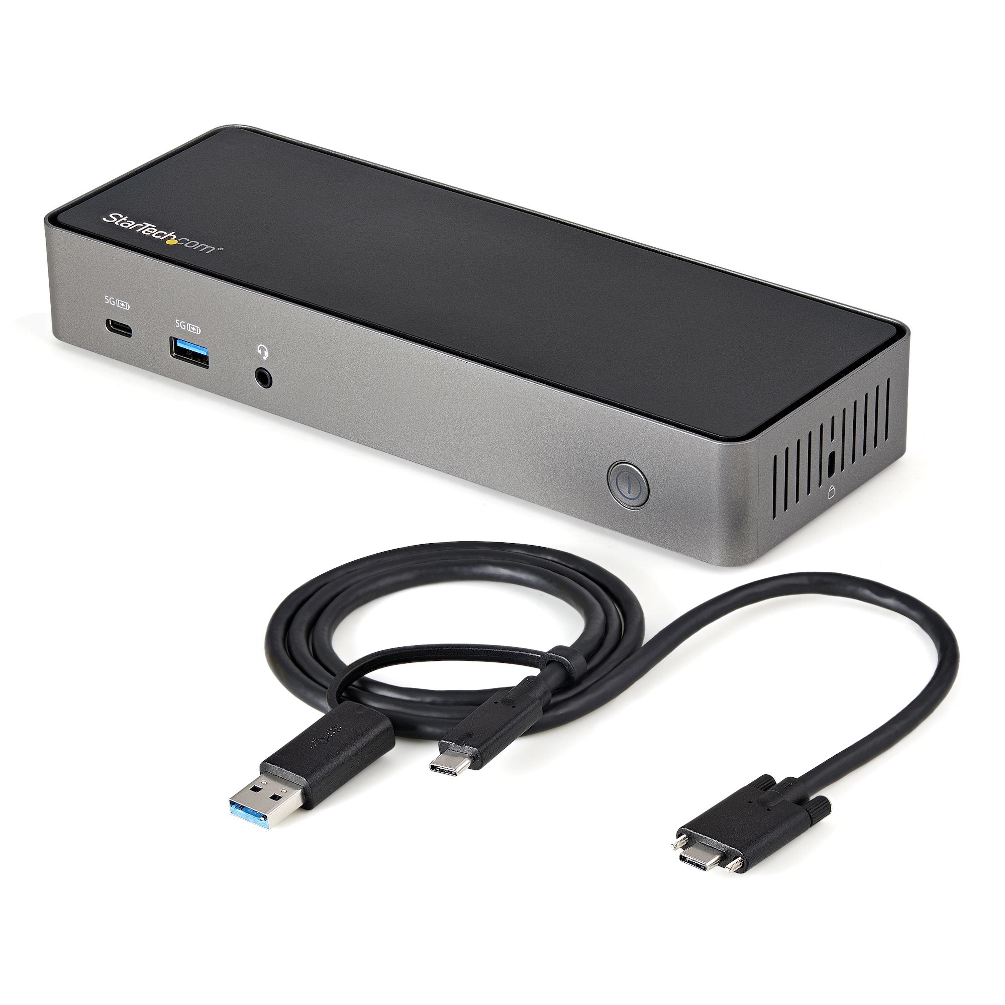 StarTech.com Dock USB-C & USB-A - Station d'Accueil Universelle à Triple Écran DisplayPort & HDMI 4K 60Hz - 85W Power Delivery, 6x USB Hub, GbE, Audio - USB 3.1 Gen 2 10Gbps (DK31C3HDPDUE) - Station d'accueil - USB-C - 3 x HDMI, 3 x DP - 1GbE - 85 Watt