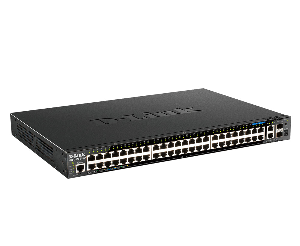 D-LINK Switch 44G 2XG 2SFP+ PoE 370W 44x10/100/1000 4x10G 4x2.5G 2xSFP+