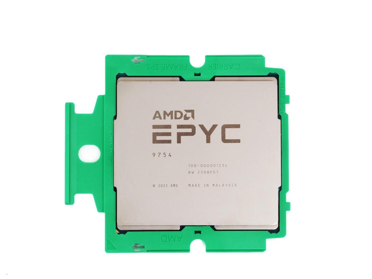 AMD Epyc 9754 CPU Sockel SP5 128x 2.25 MHz) 256MB L3-Cache, Tray ohne Khler
