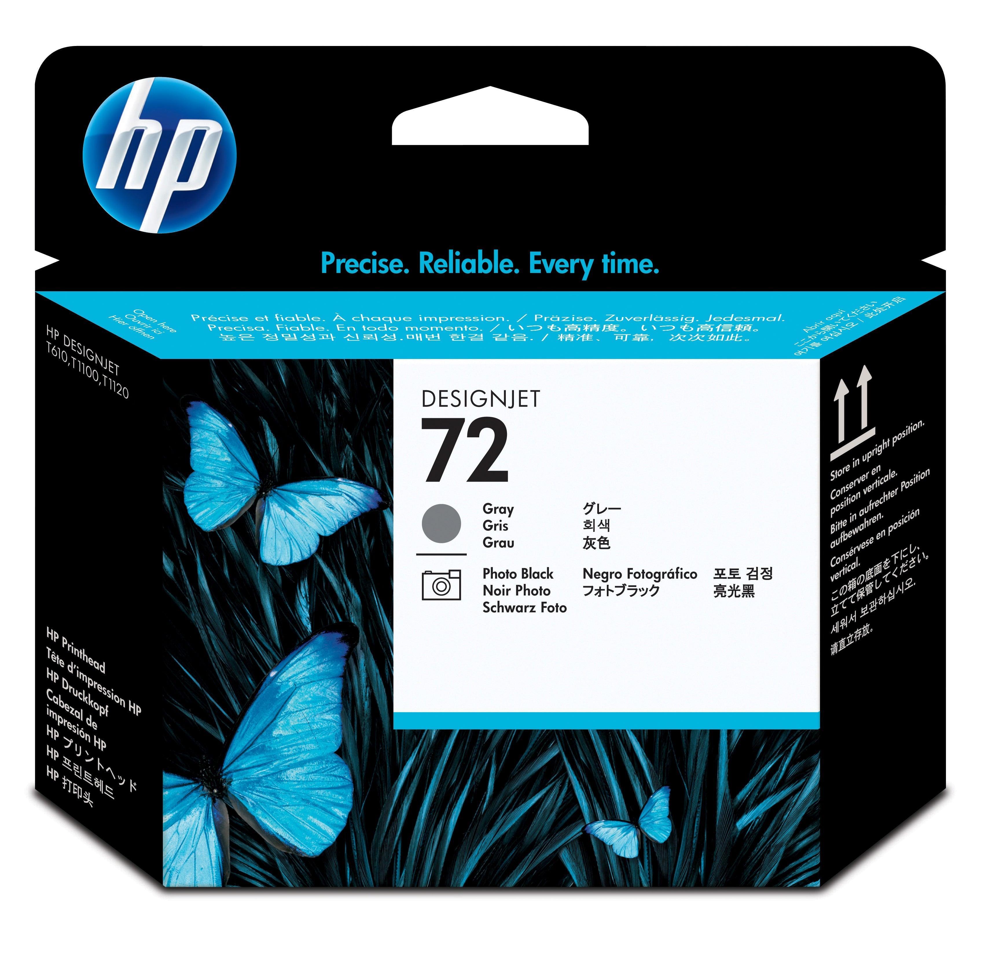 Tête de rechange HP 72 Gris