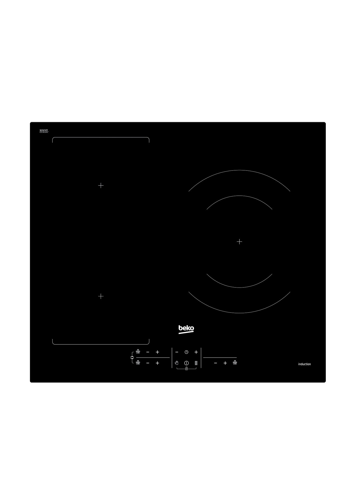 Plaque à Induction BEKO HII63201FMT 58 cm 5700 W