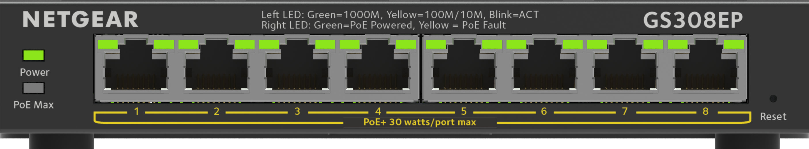 Switch Netgear GS308EP-100PES      
