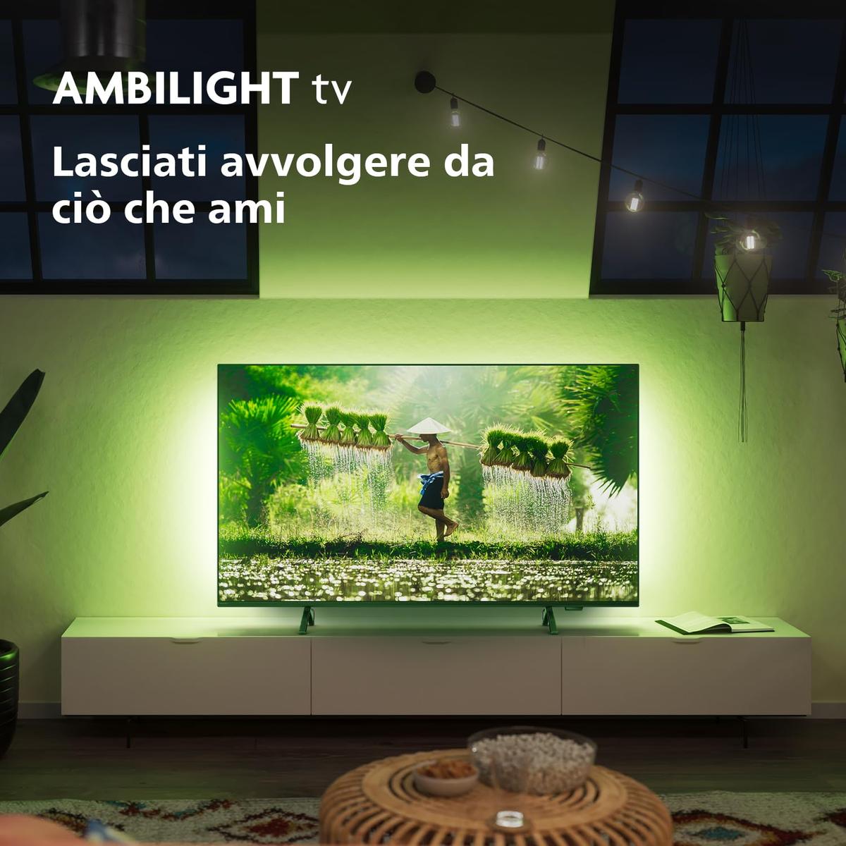 Philips LED Ambilight TV | 55PUS8319/12 | 55 | Smart TV | Titan | 4K UHD | Black