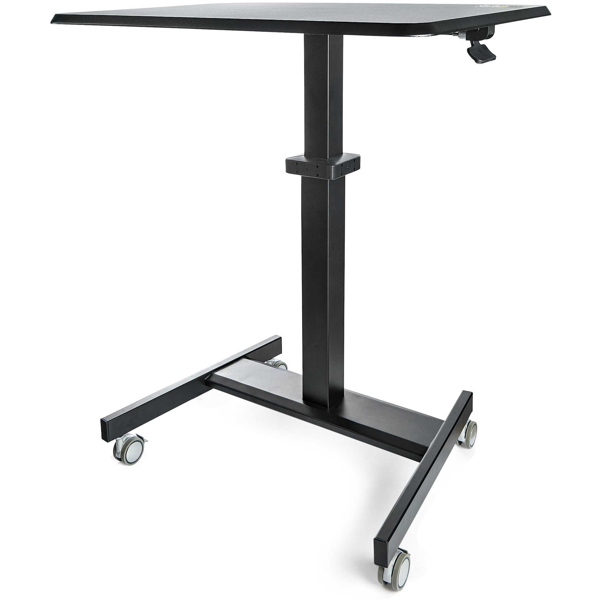 Encouragez la collaboration et les salles de classe interactives avec ce bureau mobile assis-debout de StarTech.com.Ces tables ordinateur réglables permettent aux utilisateurs de créer une configuration qui répond à leurs besoins en passant facilement d