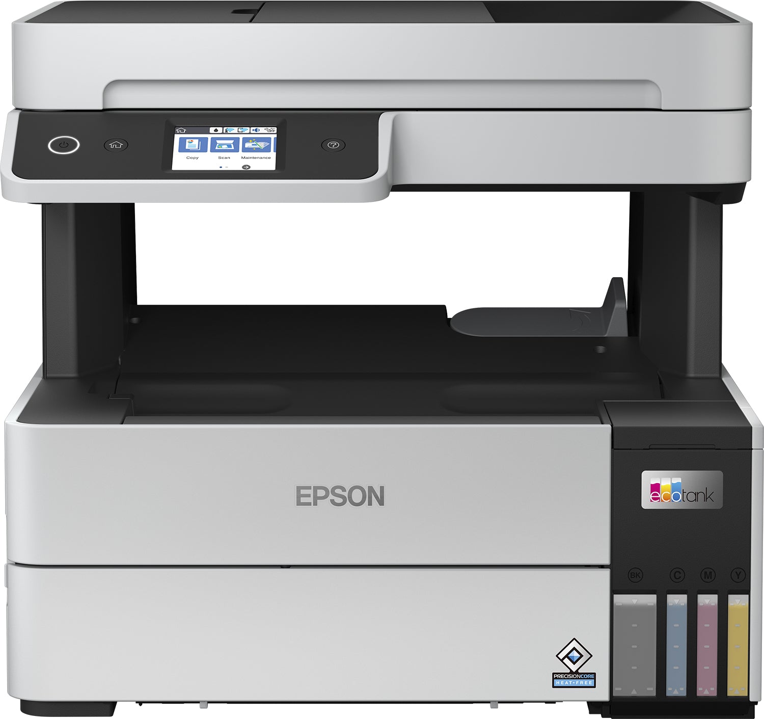 Epson EcoTank ET-5170 - Imprimante multifonctions - couleur - jet d'encre - A4 (210 x 297 mm) (original) - A4/Legal (support) - jusqu'à 17 ppm (impression) - 250 feuilles - 33.6 Kbits/s - USB, LAN, Wi-Fi