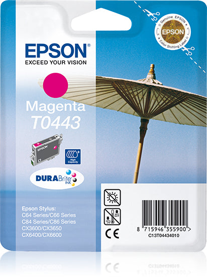 Cartouche d'encre Epson Parasol T0443 (Magenta)