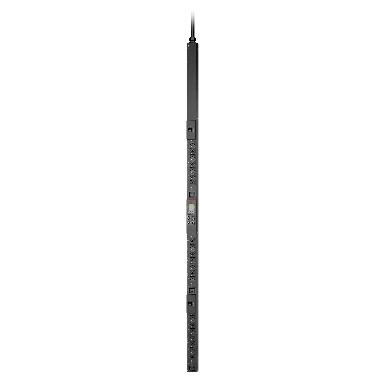APC Rack PDU 9000 commuté APDU9953 - Unité de distribution secteur (rack-montable) - CA 230 V - 7400 VA - Ethernet 10/100/1000 - entrée : IEC 60309 32A - connecteurs de sortie : 24 (21 x IEC 60320 C13, 3 x IEC 60320 C19) - 0U - 3.05 m cordon - noir - pour