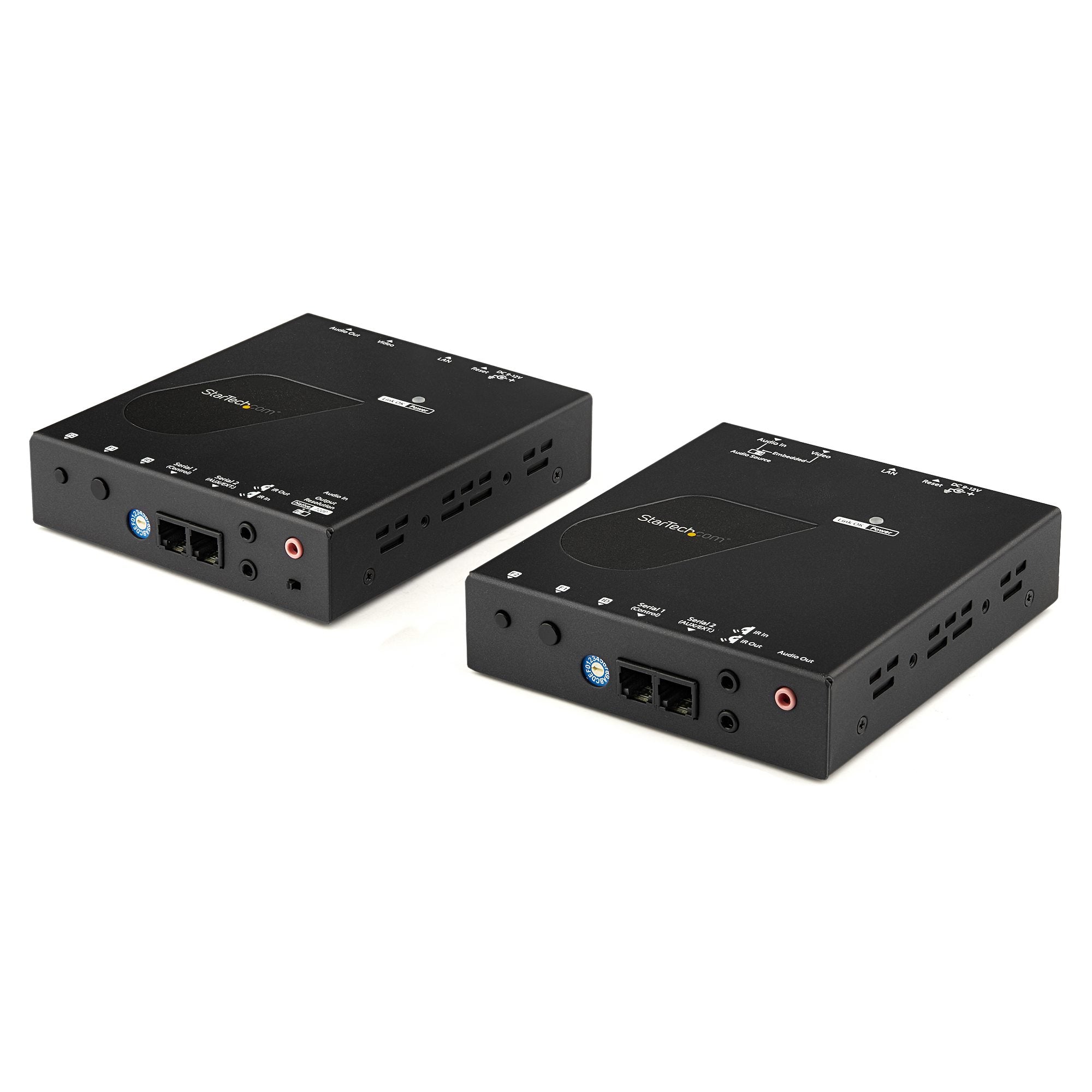 StarTech.com Kit extenteur HDMI sur IP avec prise en charge de mur d'images - 1080p - Adaptateur HDMI sur câble Ethernet - Cat5 ou Cat6 - Rallonge vidéo/audio/infrarouge/série - HDMI - jusqu'à 100 m - Conformité TAA - pour P/N: ST12MHDLAN2R