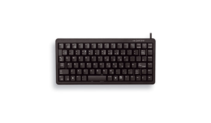 CHERRY Compact-Keyboard G84-4100 - Clavier - PS/2, USB - Français - noir