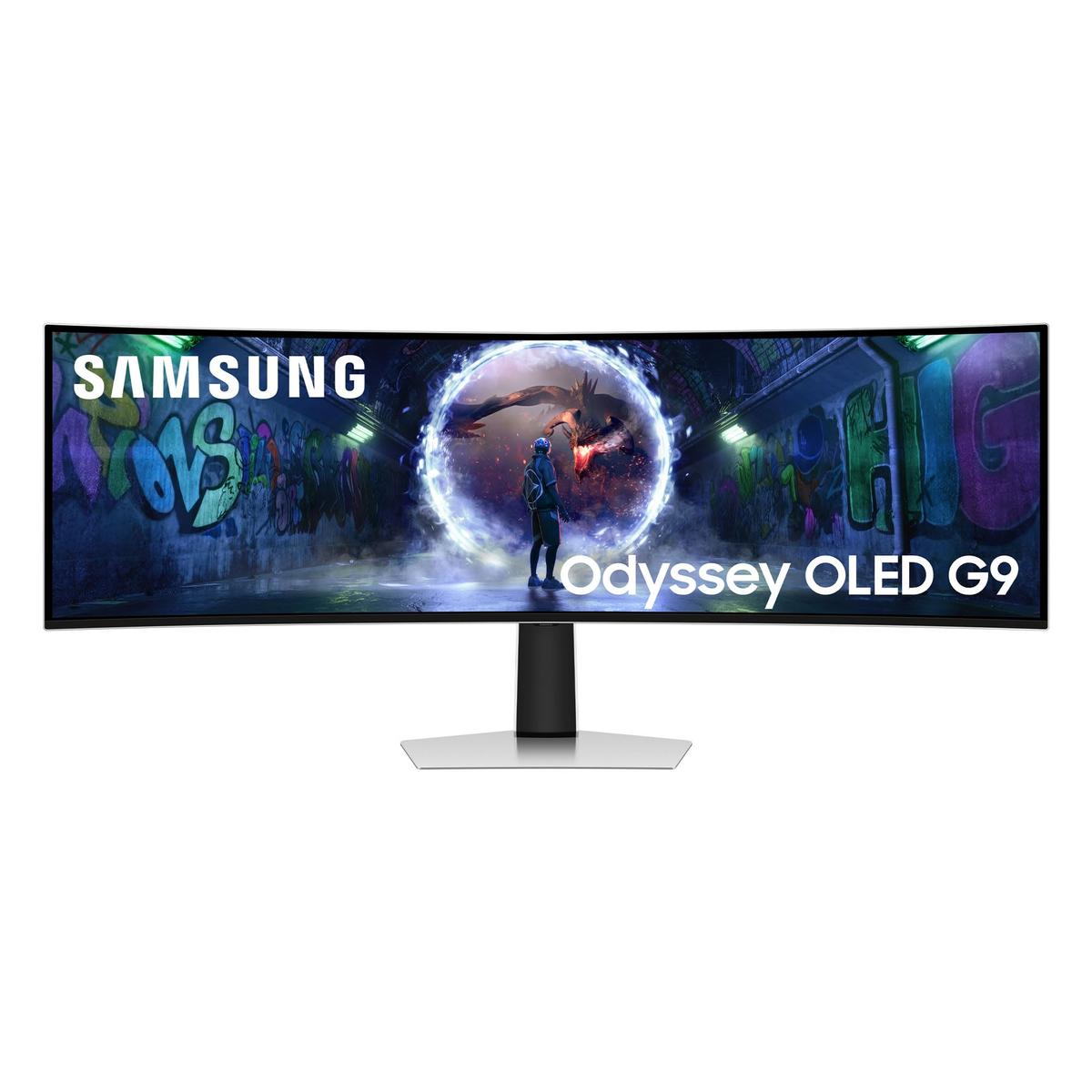 Samsung LS49DG934SUXEN Odyssey G9 G93SD | 49 " | OLED | DQHD | 32:9 | 240 Hz | 0.03 ms | 5120 x 1440 pixels | 250 cd/m | HDMI ports quantity 1 | Silver