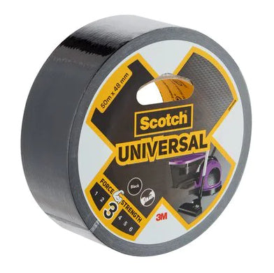 Ruban adhésif Scotch Noir 50 m x 48 mm (6 Unités)