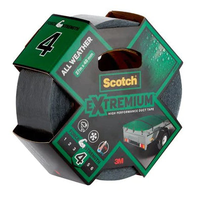 Ruban adhésif Scotch extremium 5 27,4 m x 48 mm Gris