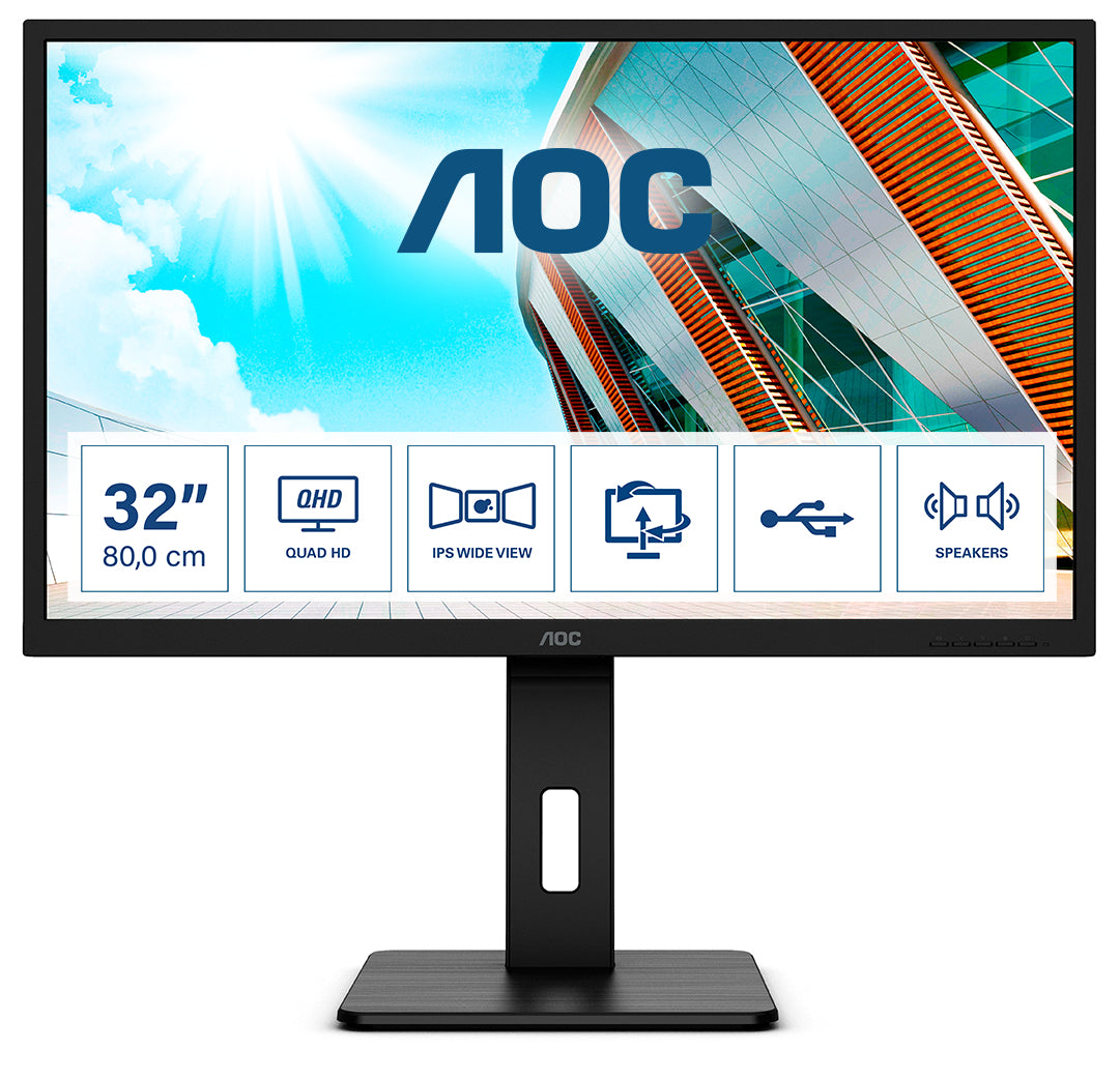 Écran AOC Q32P2 Quad HD 32"