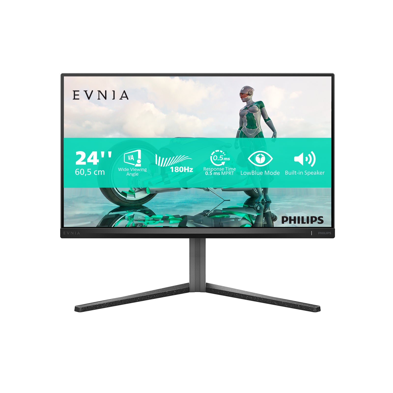 Ecran 24" Philips Evnia 24M2N3200A Full HD 180Hz (Noir)