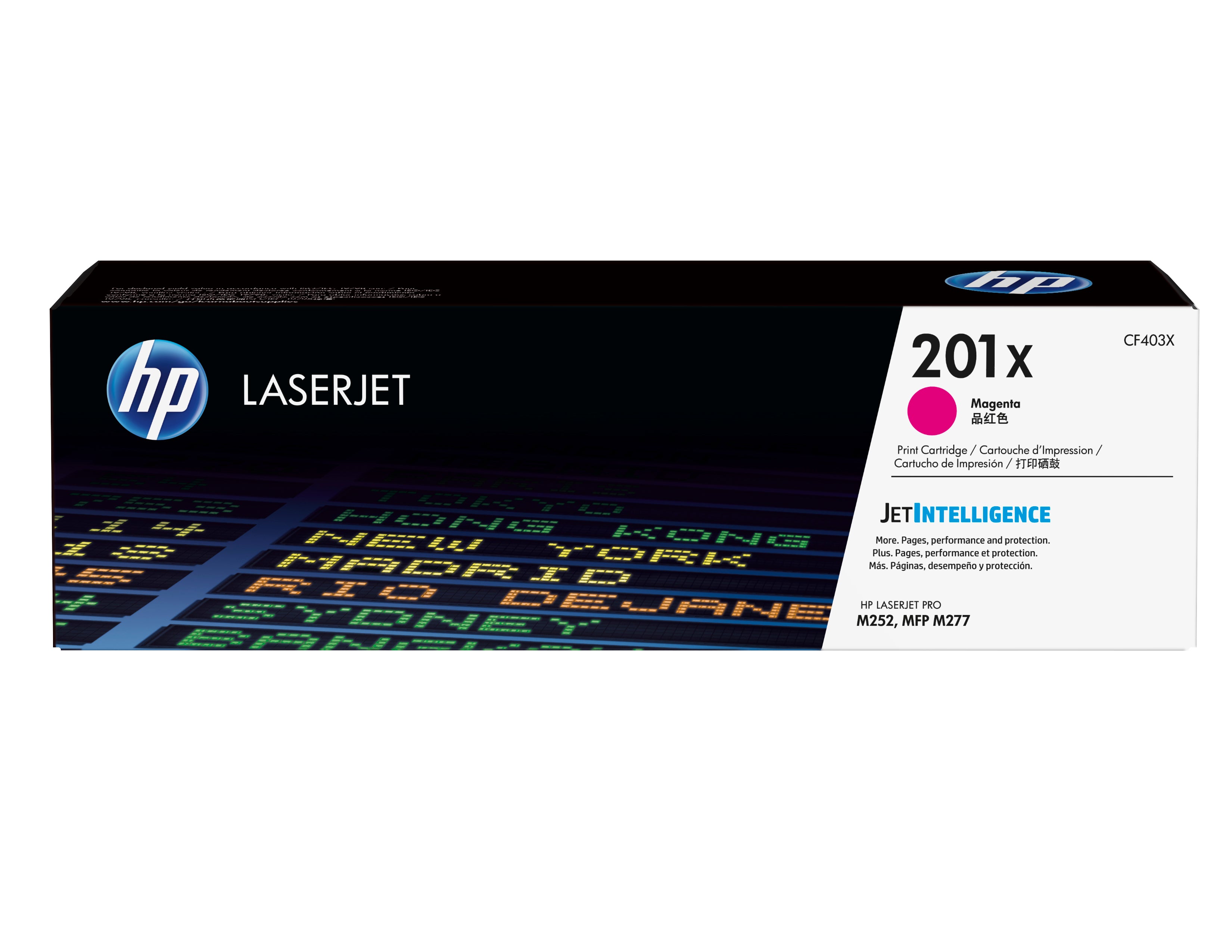 Toner original HP 201X Magenta