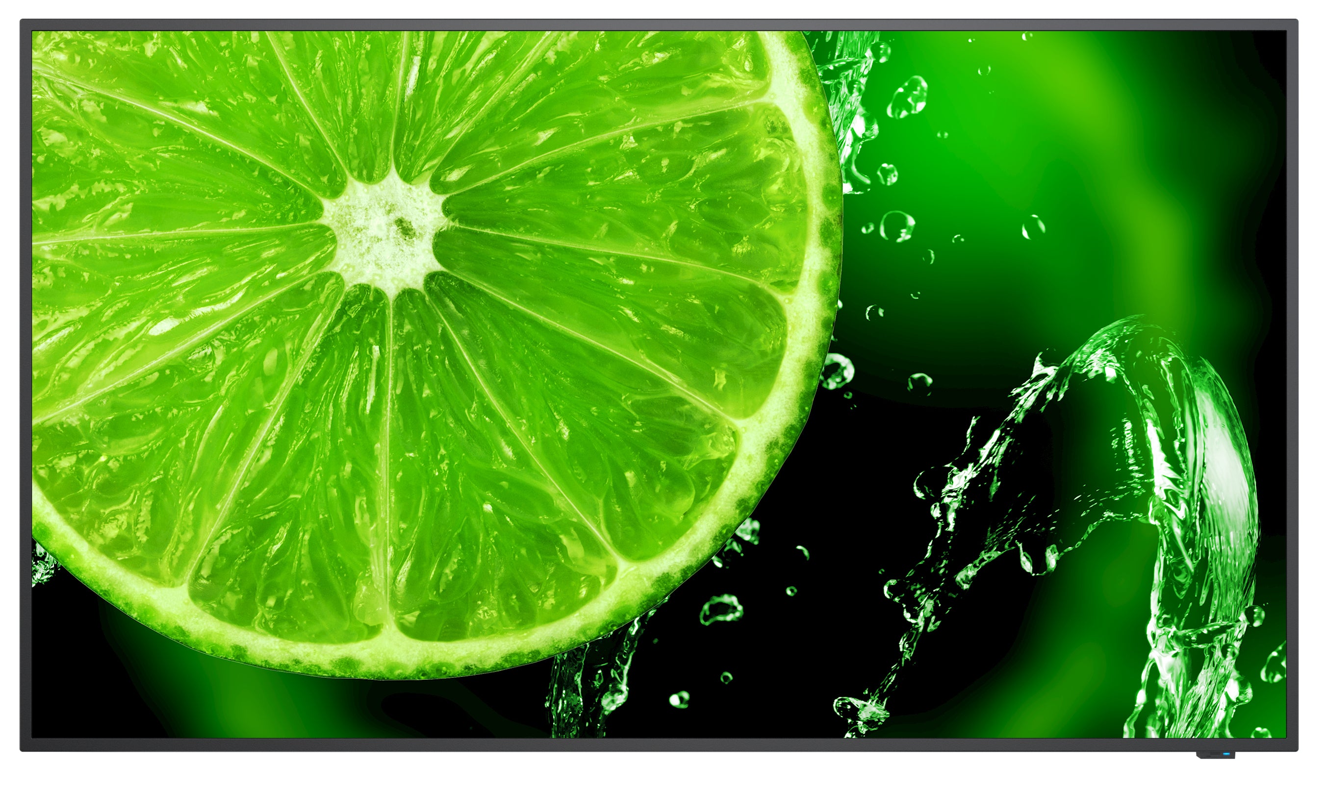 NEC MultiSync E658 - Classe de diagonale 65" (64.5" visualisable) - E Series LED display unit - signalisation numérique - 4K UHD (2160p) 3840 x 2160 - HDR - LED à éclairage direct - cadre frontal noir, dos noir