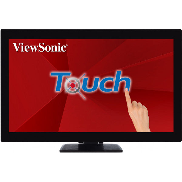 ViewSonic TD2760 - Écran LED - 27" - écran tactile - 1920 x 1080 Full HD (1080p) @ 60 Hz - MVA - 230 cd/m² - 3000:1 - 12 ms - HDMI, VGA, DisplayPort - haut-parleurs