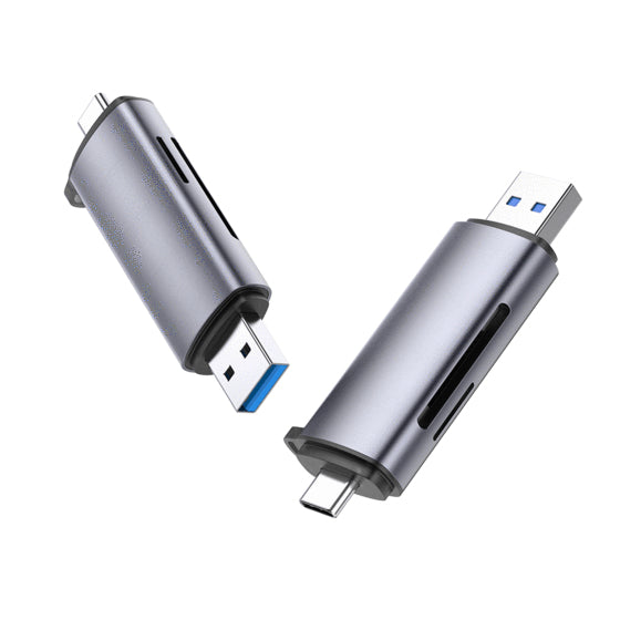 USB-C + USB 3.0/Lecteur SD/MicroSD/512G/Gris
