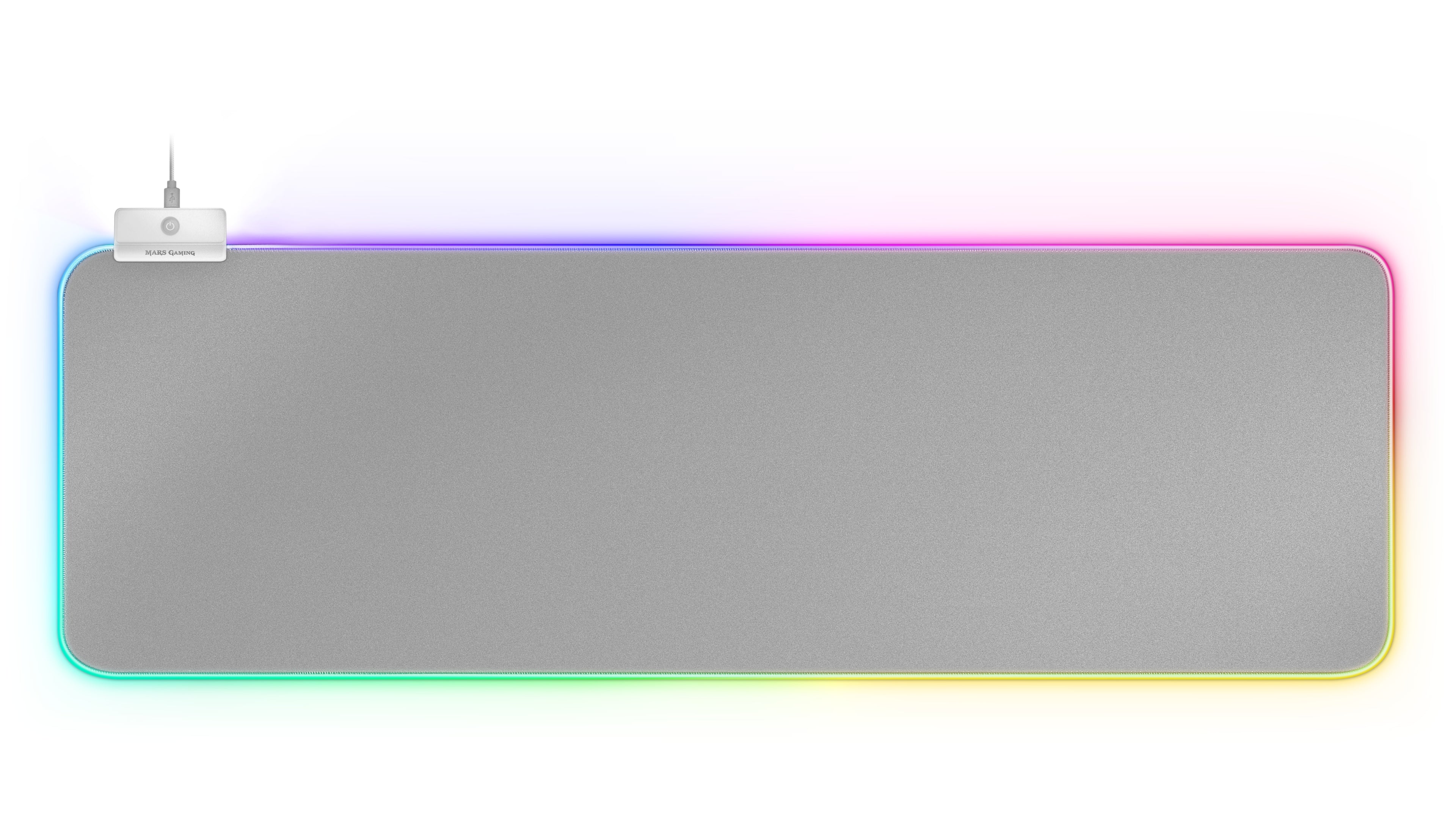 Tapis de souris Mars Gaming MMPRGB2 RGB - Taille XXL (Gris)